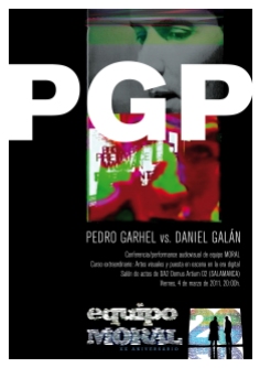Diseño cartel: PGP, performance de equipo MORAL en DA2